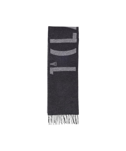 Alviero Martini Prima Classe Black Cotton Scarf