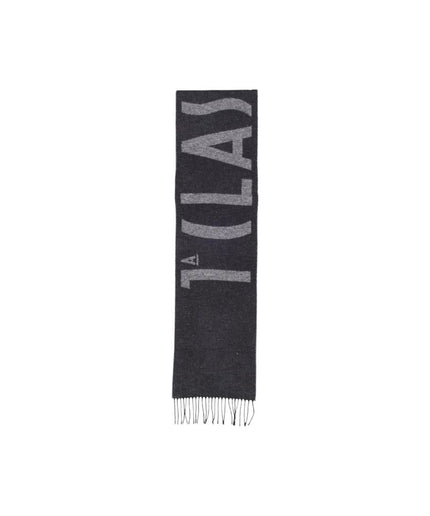 Alviero Martini Prima Classe Black Cotton Scarf