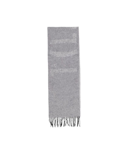 Alviero Martini Prima Classe Gray Cotton Scarf