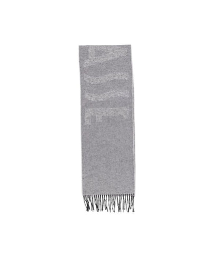 Alviero Martini Prima Classe Gray Cotton Scarf