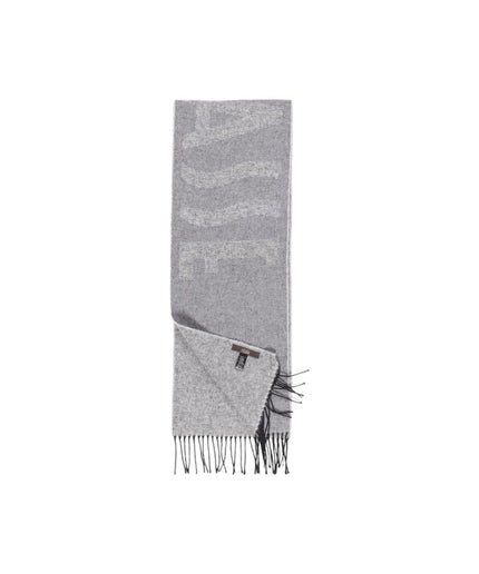 Alviero Martini Prima Classe Gray Cotton Scarf