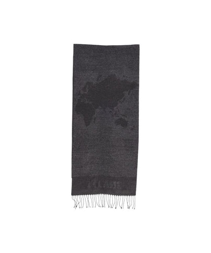 Alviero Martini Prima Classe Gray Viscose Scarf