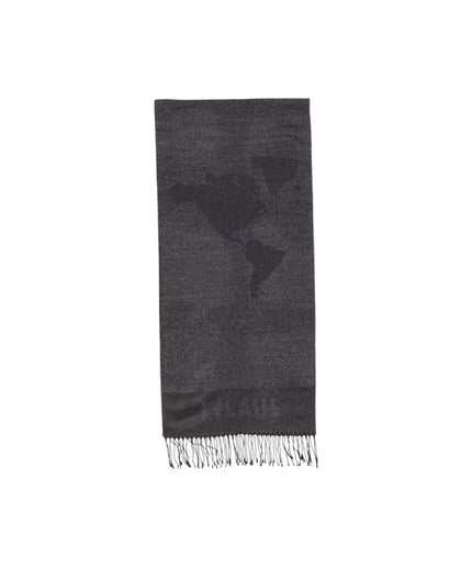 Alviero Martini Prima Classe Gray Viscose Scarf