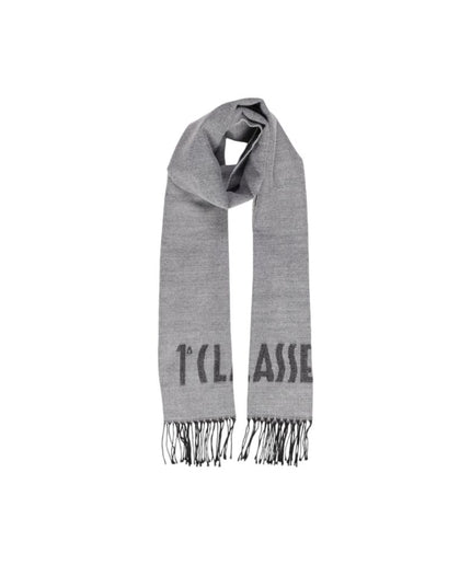 Alviero Martini Prima Classe Gray Viscose Scarf