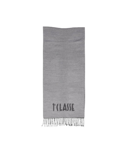 Alviero Martini Prima Classe Gray Viscose Scarf