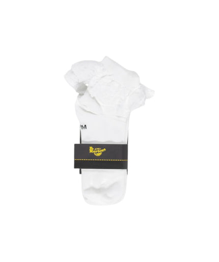 Dr. Martens White Polyester Sock