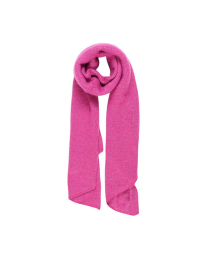 Pieces Pink Recycled Polyester Scarf