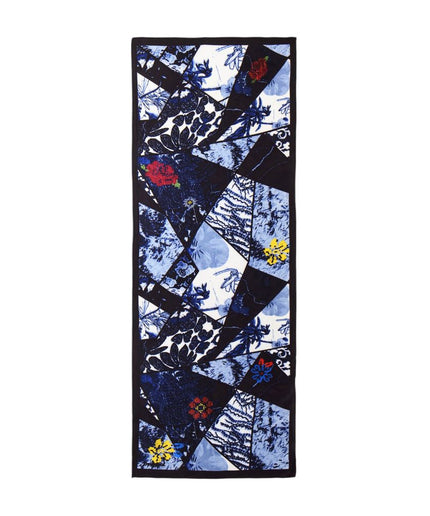 Desigual Blue Polyester Scarf