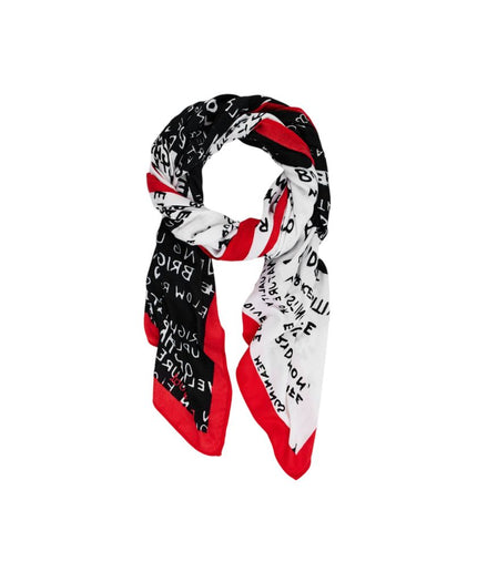 Desigual Black Polyester Scarf