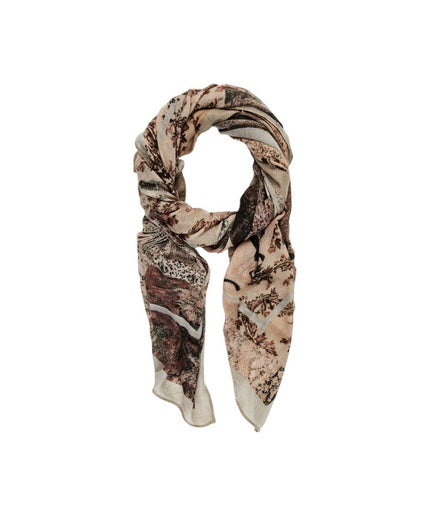 Desigual Beige Polyester Scarf