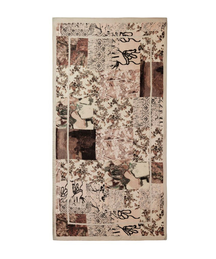 Desigual Beige Polyester Scarf