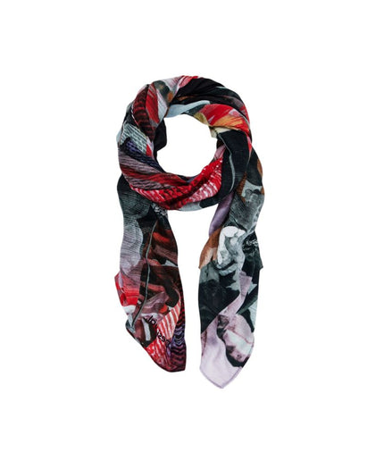 Desigual Purple Polyester Scarf