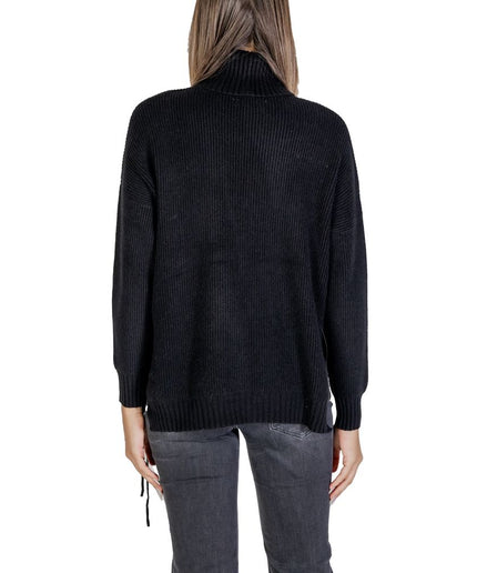 Sandro Ferrone Black Viscose Sweater