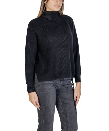 Sandro Ferrone Black Viscose Sweater