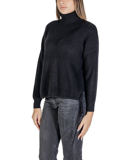 Sandro Ferrone Black Viscose Sweater