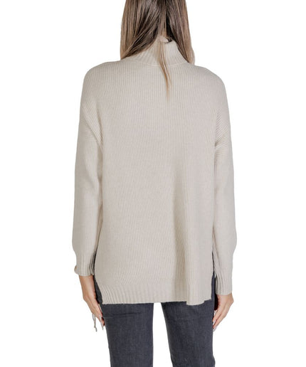 Sandro Ferrone Beige Viscose Sweater