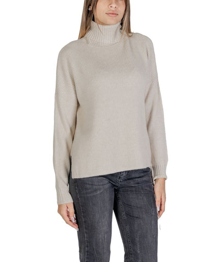 Sandro Ferrone Beige Viscose Sweater