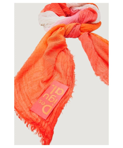 Desigual Orange Polyester Scarf