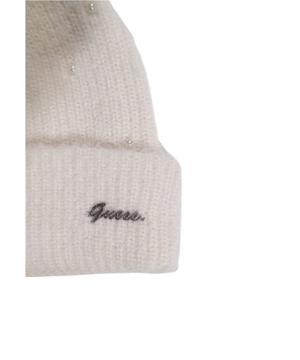 Guess Cream Cotton Hat