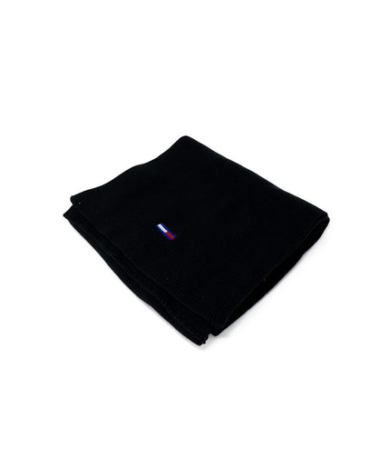 Tommy Hilfiger Jeans Black Organic Cotton Scarf