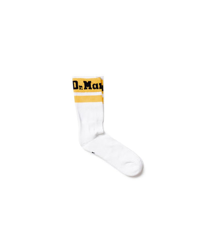 Dr. Martens White Polyester Sock