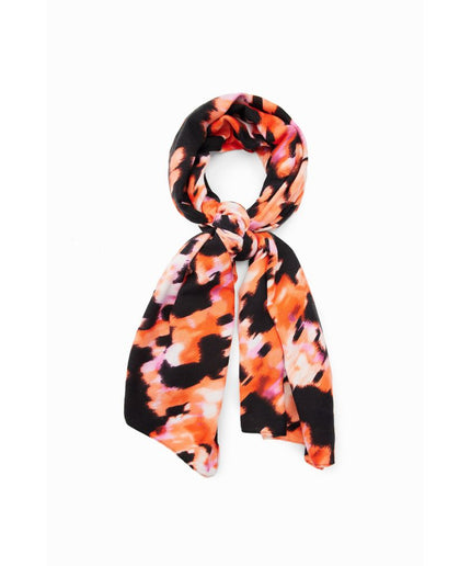 Desigual Red Polyester Scarf