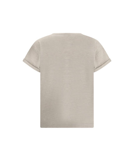 Brunello Cucinelli cashmere glitter T-shirt