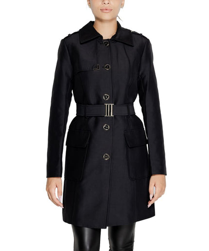 Morgan De Toi Black Polyester Jackets & Coat