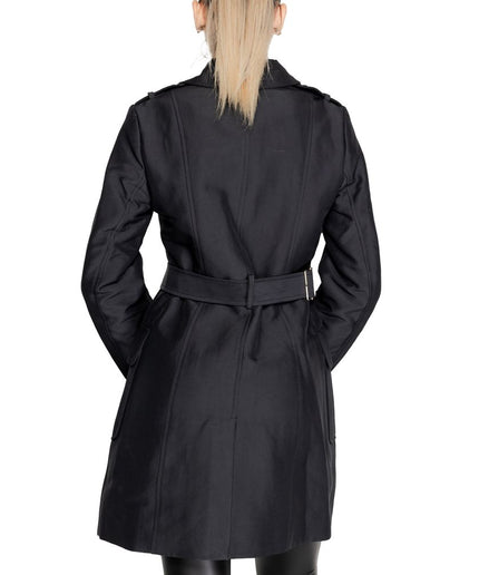 Morgan De Toi Black Polyester Jackets & Coat