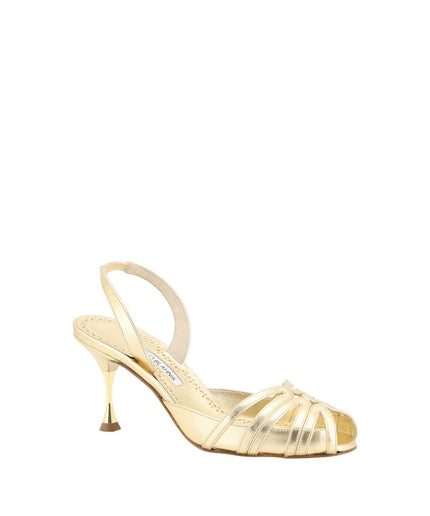 Manolo Blahnik Makanaksli Nappa Sandals