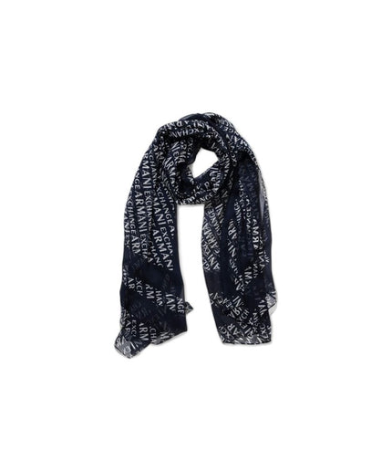 Armani Exchange Blue Modal Scarf