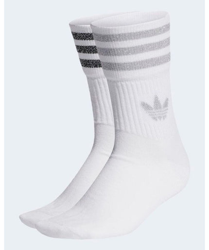 Adidas White Cotton Sock