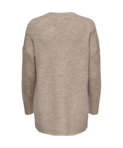 Only Beige Acrylic Sweater