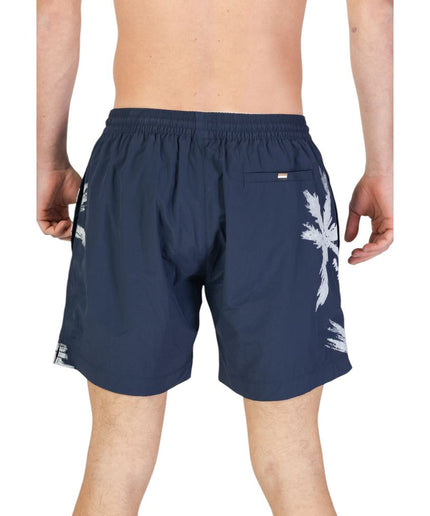 Hugo Boss Blue Polyamide Swimwear