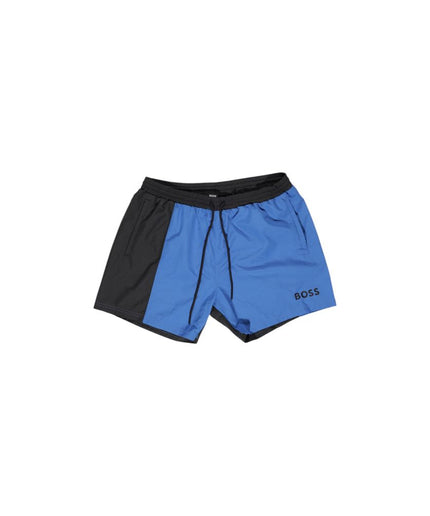 Hugo Boss Blue Polyester Swimwear