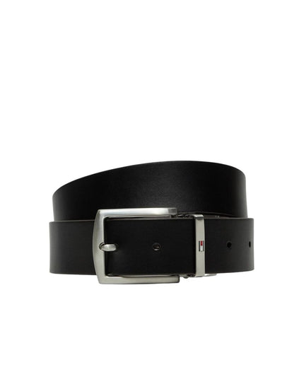 Tommy Hilfiger Black Leather Belt