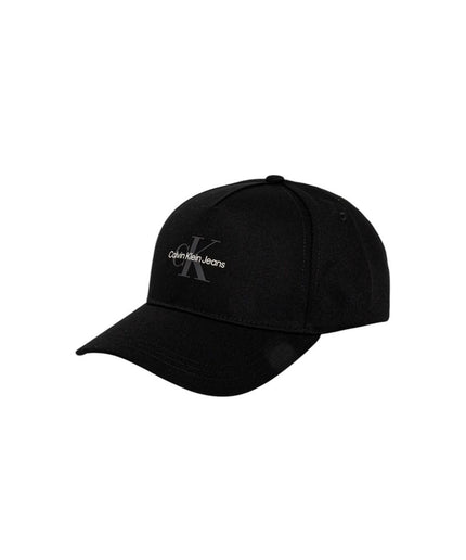 Calvin Klein Jeans Black Recycled Polyester Hat