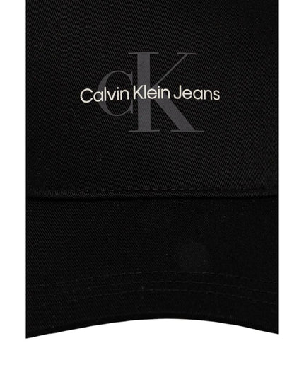 Calvin Klein Jeans Black Recycled Polyester Hat