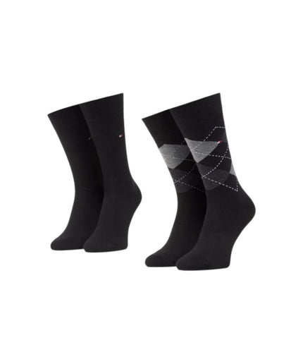 Tommy Hilfiger Black Cotton Sock