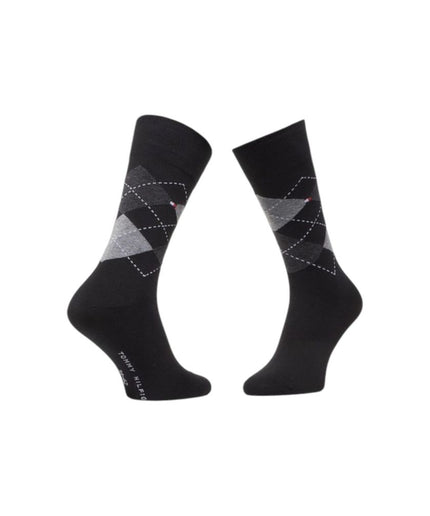 Tommy Hilfiger Black Cotton Sock