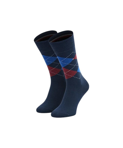 Tommy Hilfiger Blue Cotton Sock