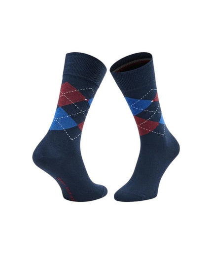 Tommy Hilfiger Blue Cotton Sock