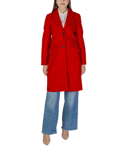 Vero Moda Red Polyester Jackets & Coat