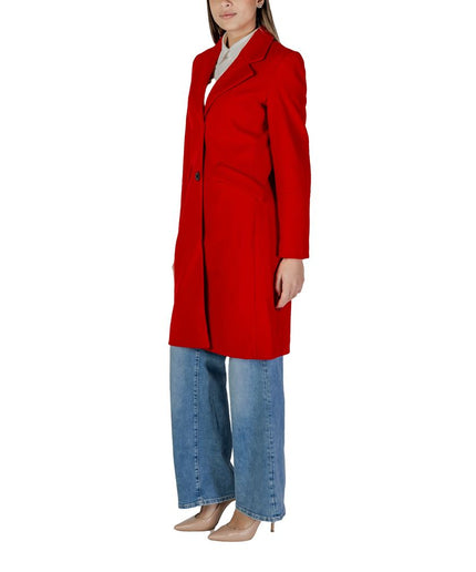 Vero Moda Red Polyester Jackets & Coat