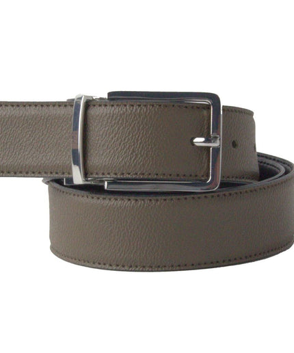 Cavalli Class Brown Leather Di Calfskin Belt