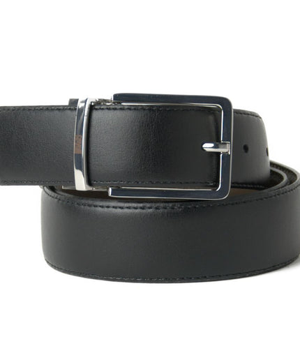 Cavalli Class Brown Leather Di Calfskin Belt