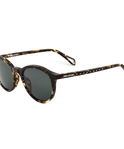 Zadig & Voltaire Brown Acetate Sunglasses