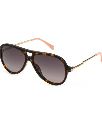 Zadig & Voltaire Brown Acetate Sunglasses