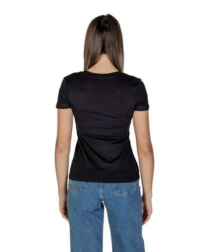 Calvin Klein Jeans Black Cotton Tops & T-Shirt