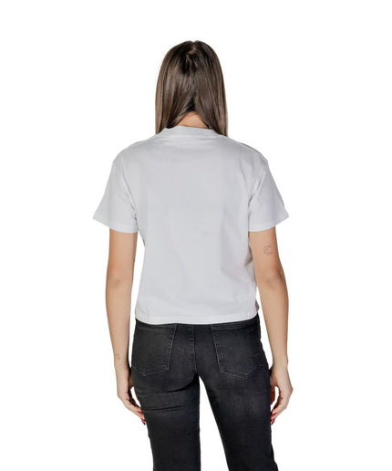 Calvin Klein Jeans White Cotton Tops & T-Shirt